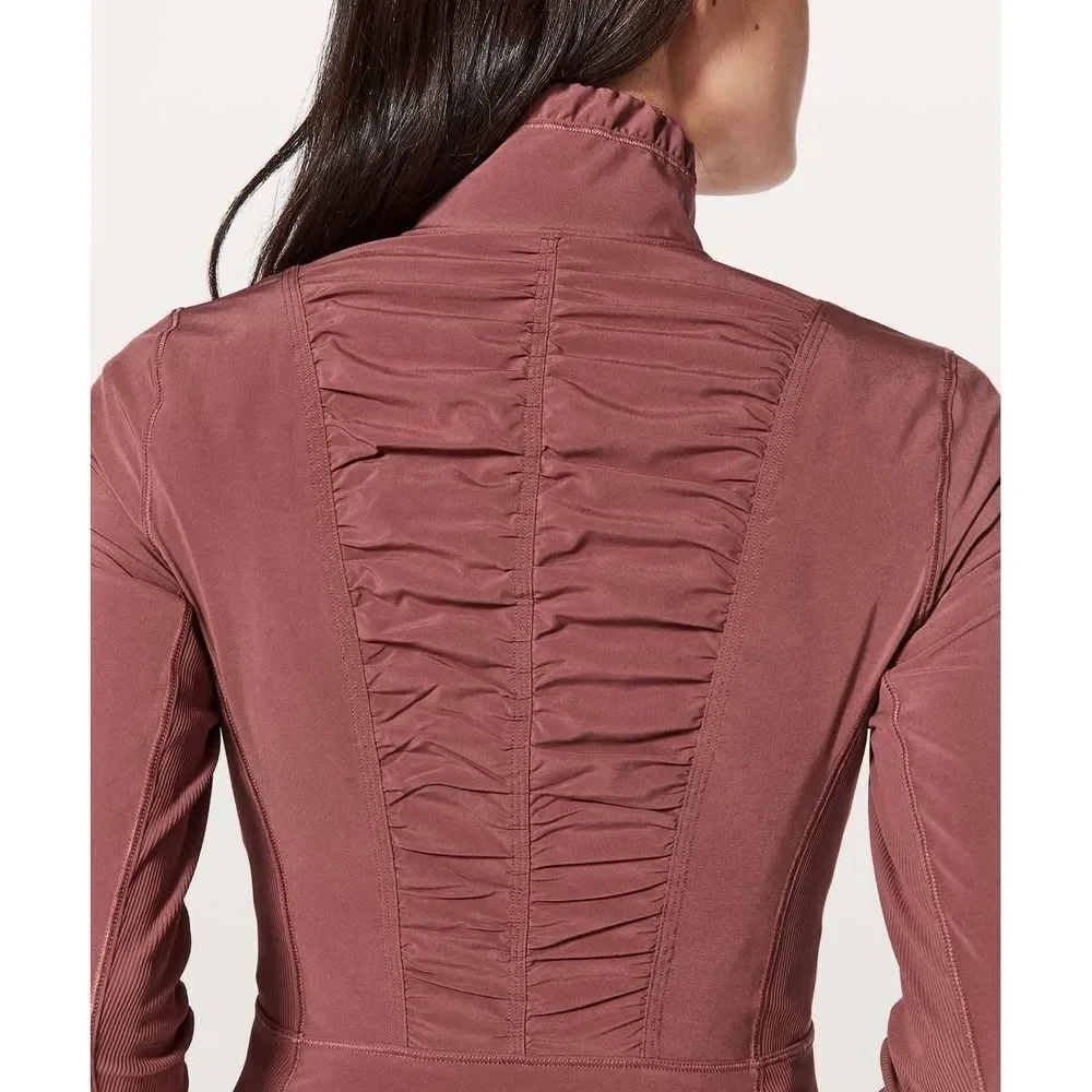Lululemon Round Trip Jacket – Merlot / Dashing Purple – Size 12